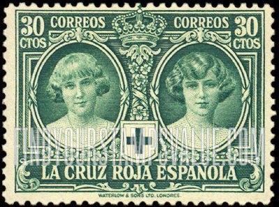 FindYourStampsValue: Semi-Postal: Red Cross, Princesses María Cristina and Beatrice