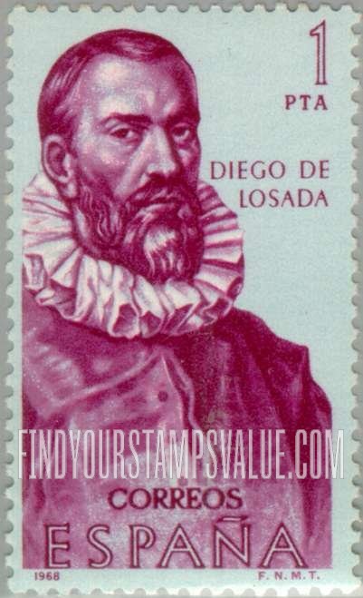 FindYourStampsValue: Builders of the New World: Diego de Losada