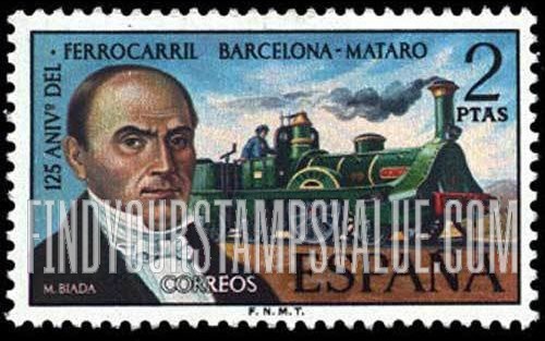 FindYourStampsValue: M. Biada and Steam Engine