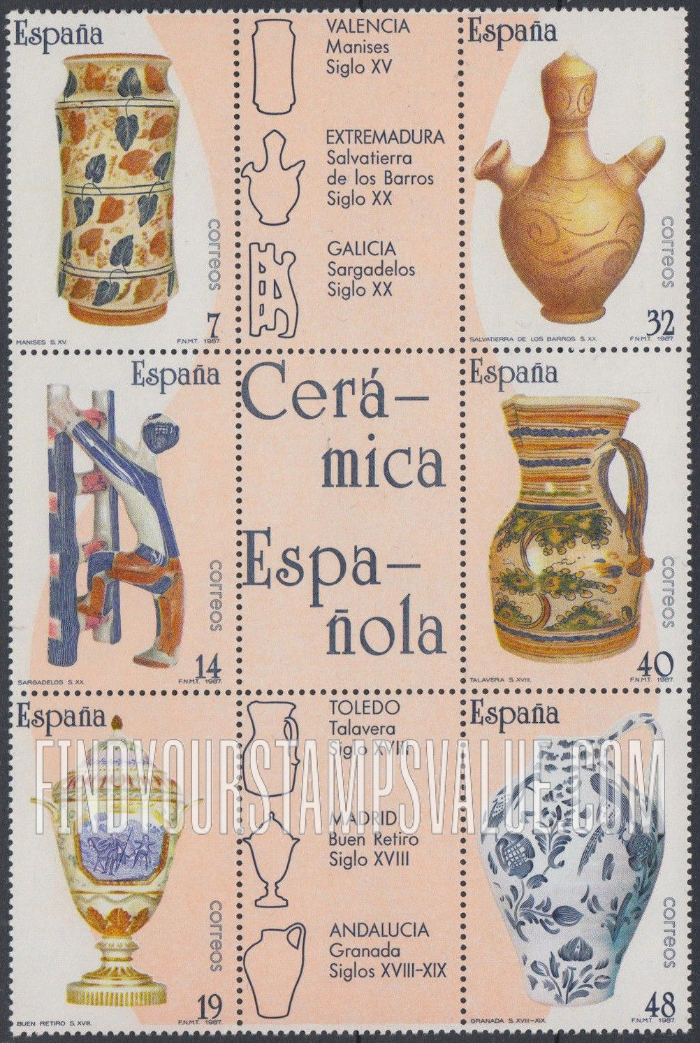 FindYourStampsValue: Ceramicware