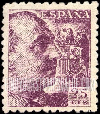 FindYourStampsValue: Gen. Francisco Franco