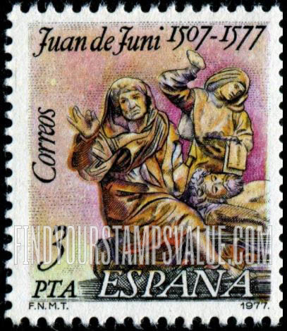 FindYourStampsValue: Detail from Burial of Christ