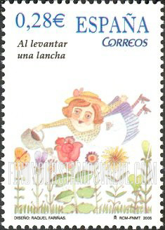 FindYourStampsValue: Children’s Songs and Stories: Al Levantar una Lancha