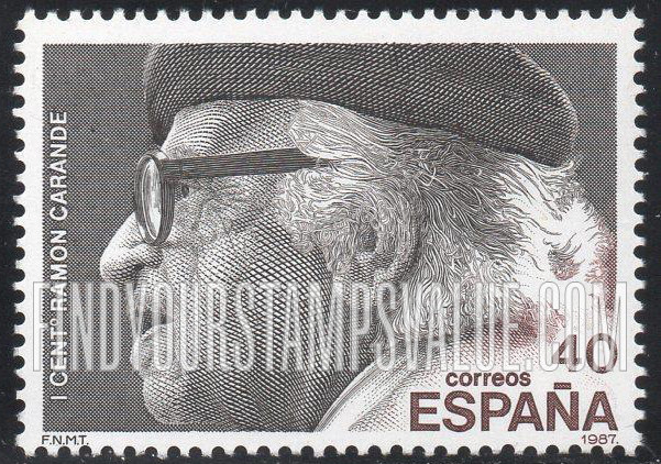 FindYourStampsValue: Ramon Carande (1887-1986), Historian