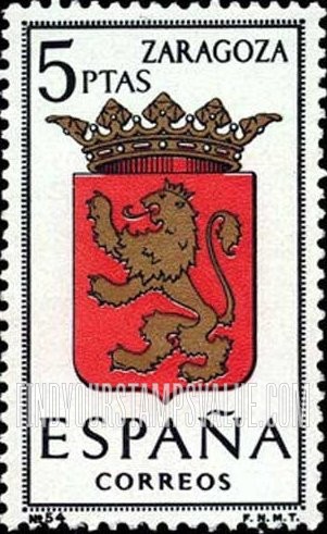 FindYourStampsValue: Provincial Arms Issue: Zaragoza