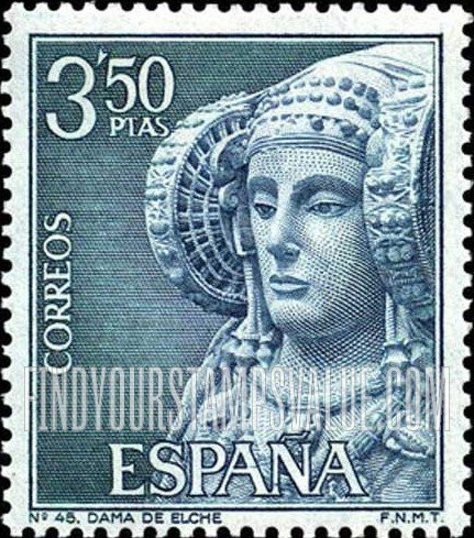 FindYourStampsValue: Dama de Elche