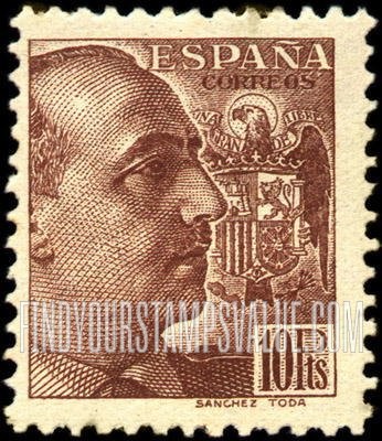 FindYourStampsValue: Gen. Francisco Franco
