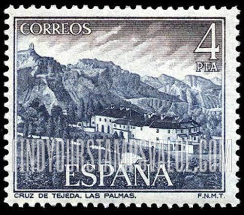 FindYourStampsValue: Tourism (Famous Hotels): Cruz de Tejeda, Las Palmas