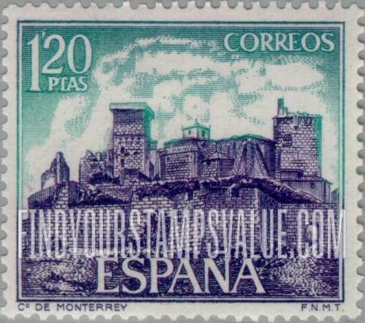 FindYourStampsValue: Castles: Monterrey