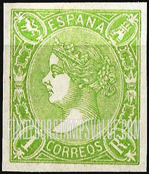 FindYourStampsValue: Kingdom: Isabella II
