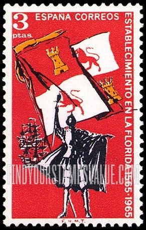 FindYourStampsValue: Explorer, Royal Flag of Spain and Ships