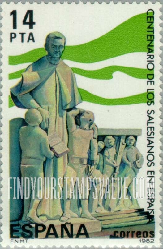 FindYourStampsValue: Salesian Fathers in Spain, Centenary