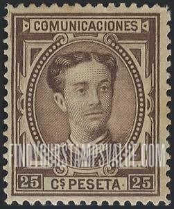 FindYourStampsValue: Kingdom: King Alfonso XII