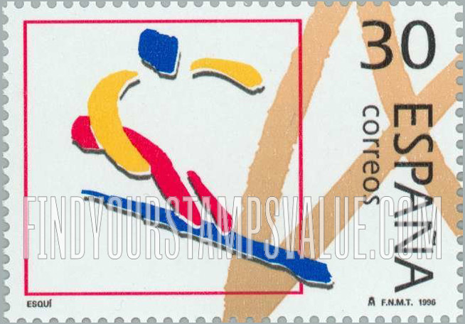 FindYourStampsValue: Olympic Venue Type of 1994: Skiing