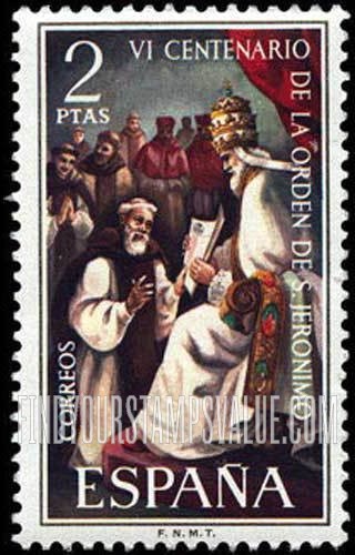 FindYourStampsValue: Pope Gregory XI and Pedro Fernandez Pecha
