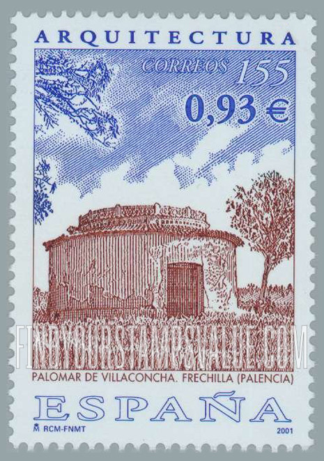 FindYourStampsValue: Architecture: Villaconcha dovecote, Frechilla