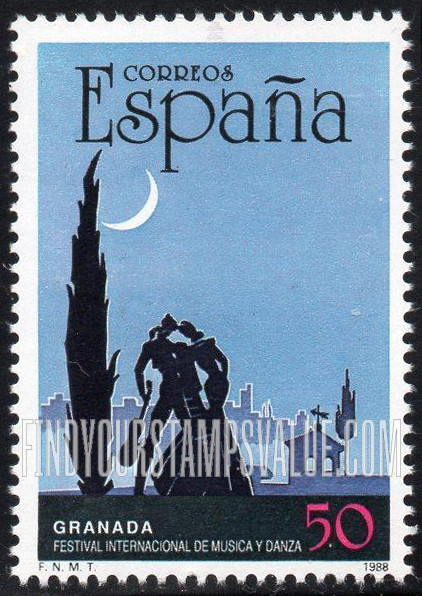 FindYourStampsValue: International Music and Dance Festival, Granada