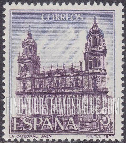 FindYourStampsValue: Tourism: Cathedral, Jaen