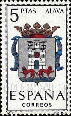 FindYourStampsValue: Provincial Arms Issue: Alava
