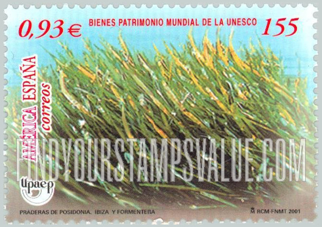 FindYourStampsValue: Posidonia Oceanica, Ses Salines Nature Reserve