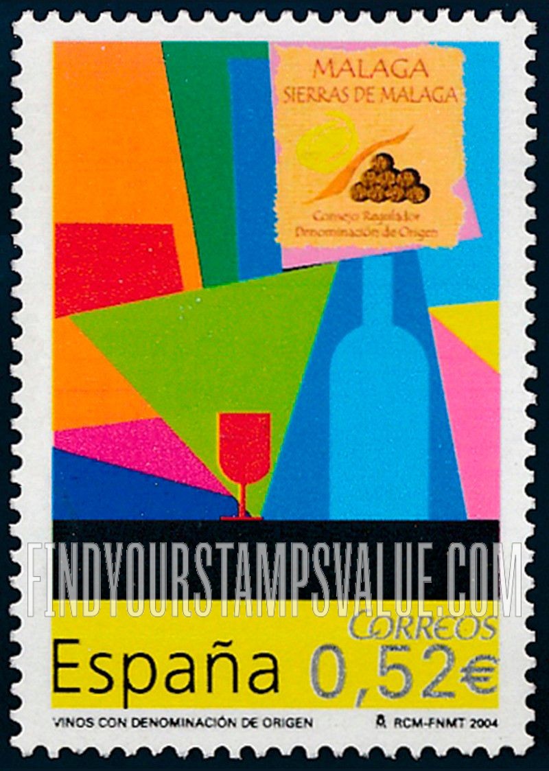 FindYourStampsValue: Wine of Malaga