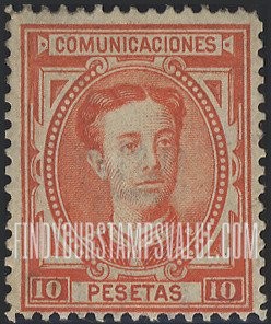 FindYourStampsValue: Kingdom: King Alfonso XII