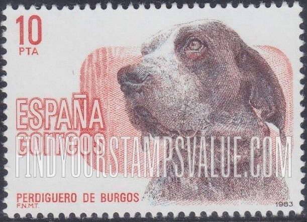 FindYourStampsValue: International Canine Exhibition, Madrid, June 1984: Pointer