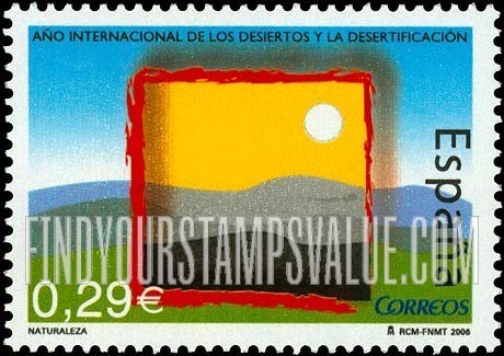 FindYourStampsValue: International Year of Deserts and Desertification