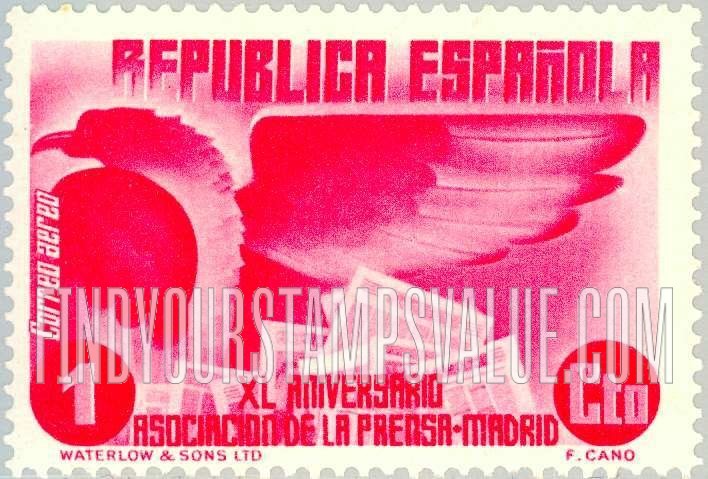 FindYourStampsValue: Air Post: Eagle and Newspapers