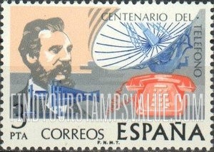 FindYourStampsValue: A. G. Bell, Radar and Telephone
