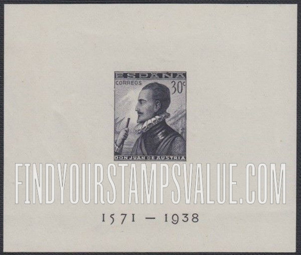 FindYourStampsValue: Semi-Postal: Spanish State, Don Juan of Austria
