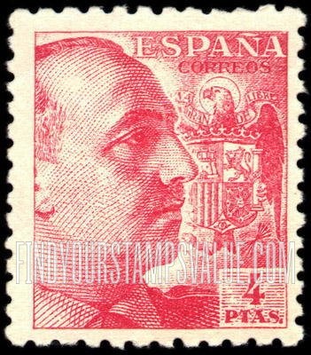 FindYourStampsValue: Gen. Francisco Franco