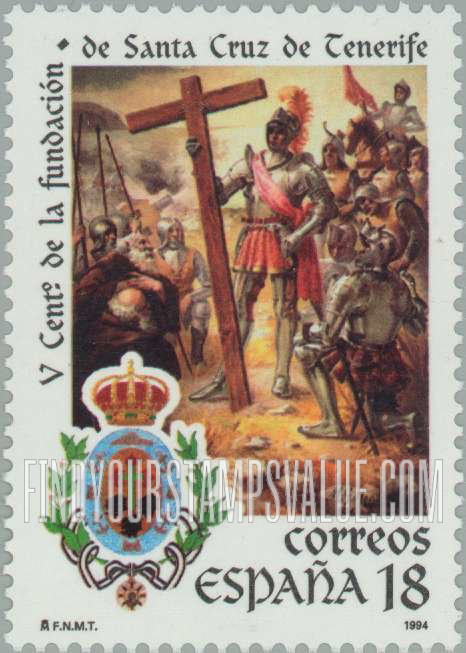 FindYourStampsValue: Santa Cruz de Tenerife, 400th anniversary