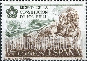 FindYourStampsValue: Spanish capture of Pensacola from English