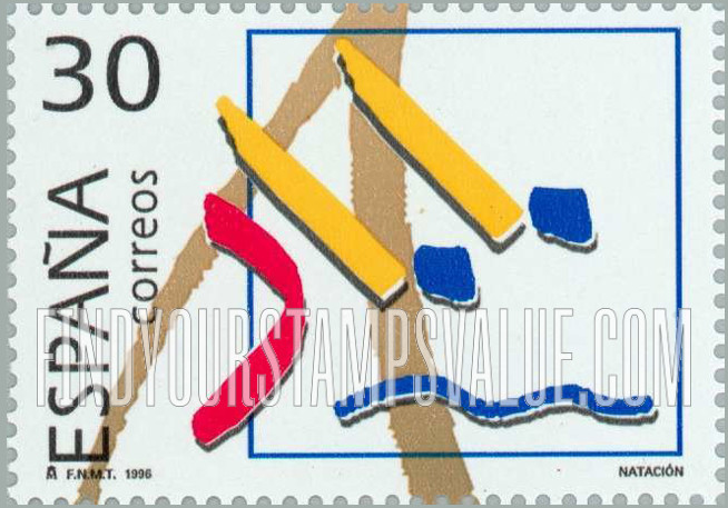 FindYourStampsValue: Olympic Venue Type of 1994: Swimming