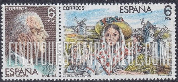 FindYourStampsValue: Jacinto Guerrero y Torres (1895-1951), Scene from La Rosa del Azafran