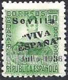 FindYourStampsValue: Revolutionary Overprints, Nationalist (Revolutionary) Forces, Seville: Mariana Pineda