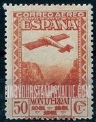 FindYourStampsValue: Air Post: Montserrat, Plane over Montserrat Pass