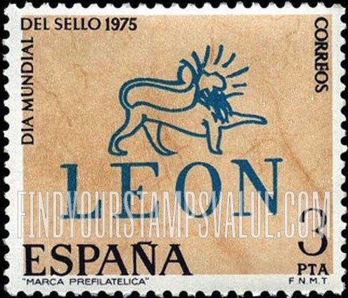 FindYourStampsValue: Pre-stamp León Cancellation