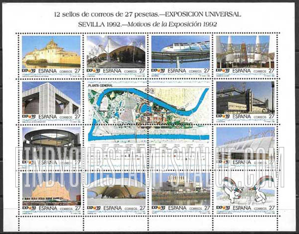 FindYourStampsValue: Expo β92, Seville