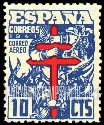 FindYourStampsValue: Postal Tax Air Post: Tuberculosis Fund, Knight and Lorraine Cross