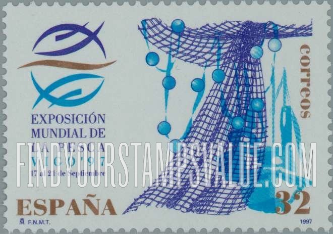FindYourStampsValue: VIGO β97, World Exposition on Fisheries