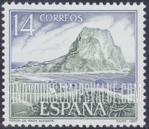 FindYourStampsValue: Tourism: Rock of Ifach, Calpe