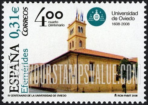 FindYourStampsValue: University of Oviedo, 400th Anniversary