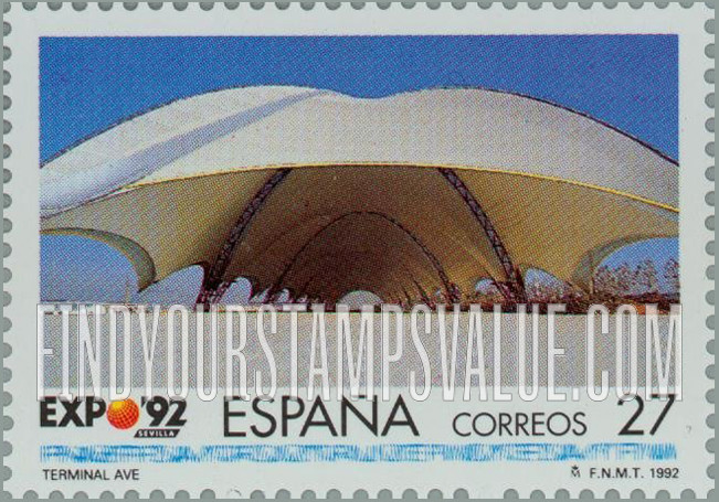 FindYourStampsValue: Expo β92, Seville: Terminal