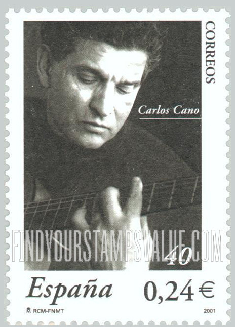 FindYourStampsValue: Carlos Cano (1946-2000), Singer