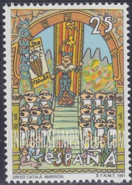 FindYourStampsValue: Orfeo Catala (Catalan Choral Society), Century