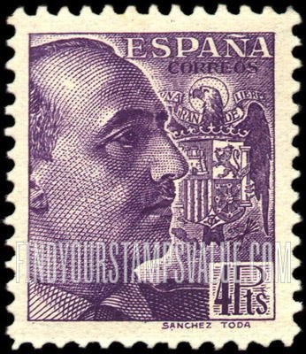FindYourStampsValue: Gen. Francisco Franco
