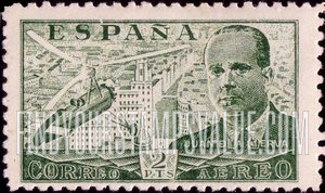 FindYourStampsValue: Air Post: Juan de la Cierva and his Autogiro over Madrid