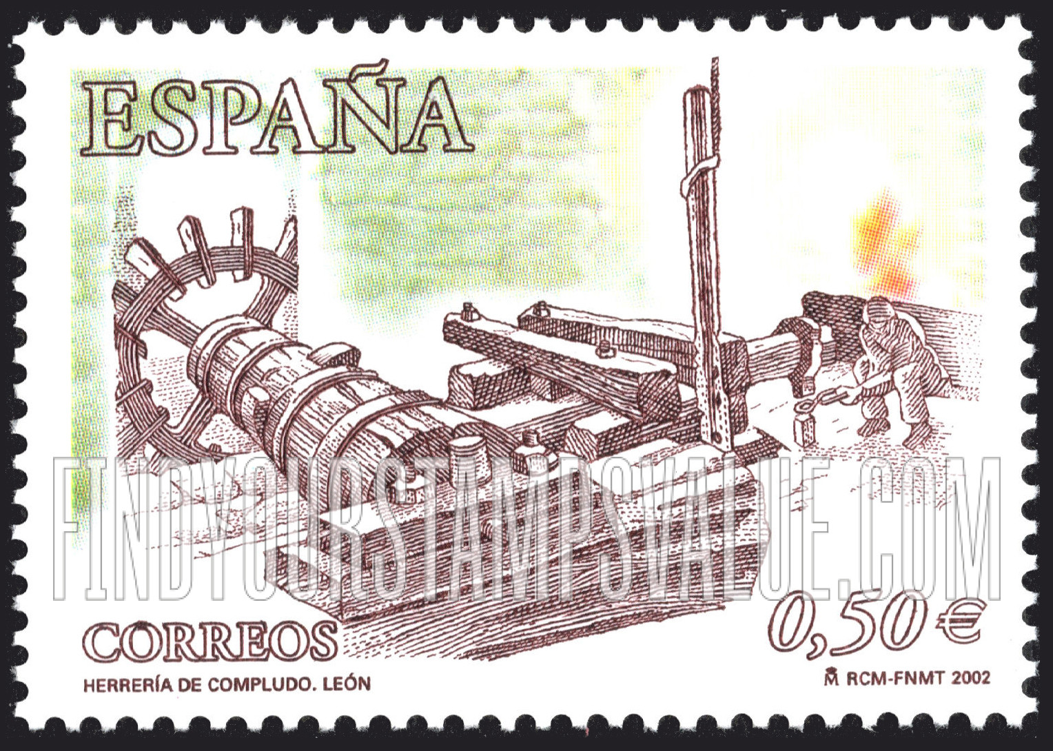 FindYourStampsValue: Compludo Forge, León